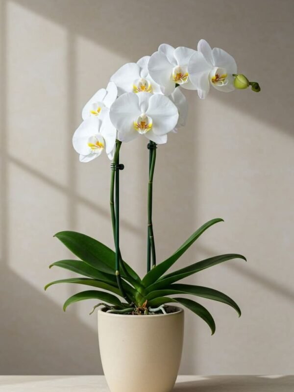 Orquídea 2 varas diferentes colores