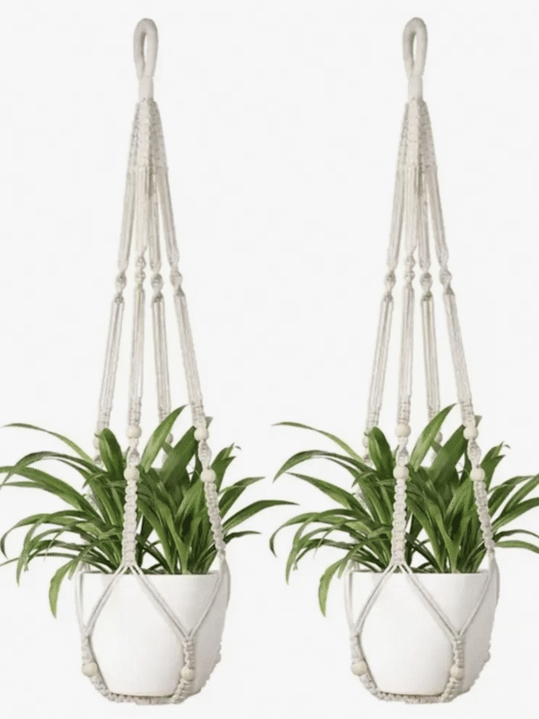 Macramé para macetas