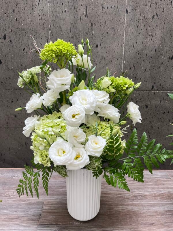 Lisianthus y follaje